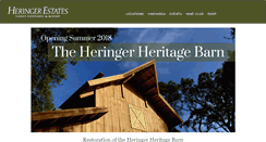 Desktop Screenshot of heringerestates.com